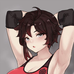 This is a pixiv picture whose title is Ruby Rose.