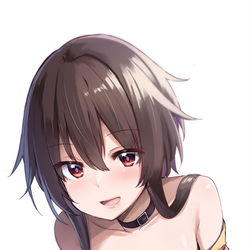 This is a pixiv picture whose title is 前屈みめぐみん.