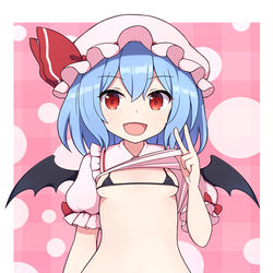 This is a pixiv picture whose title is 露出レミリア.