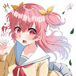 This is a pixiv picture whose title is 愛莉ちゃんと風のいたずら.