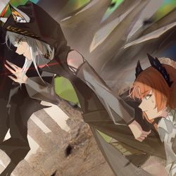 This is a pixiv picture whose title is 22年前　邂逅.
