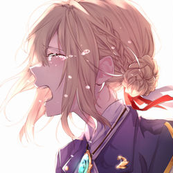 This is a pixiv picture whose title is ヴァイオレット・エヴァーガーデン.
