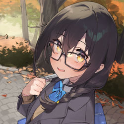 This is a pixiv picture whose title is 近視の姉＃78.