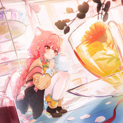 This is a pixiv picture whose title is Blossom tea time.