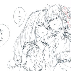 This is a pixiv picture whose title is リコリコ、シャドバF落書きまとめ.