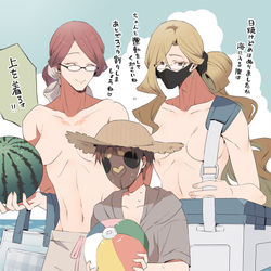 This is a pixiv picture whose title is (イマジナリー)メスお兄さん達と一緒に暮らしたい人生だった 06.