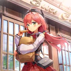This is a pixiv picture whose title is たい焼きみこち.