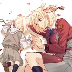 This is a pixiv picture whose title is リコリコ LOG 2.