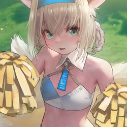 This is a pixiv picture whose title is 例のヒビキコスのスズランちゃん.