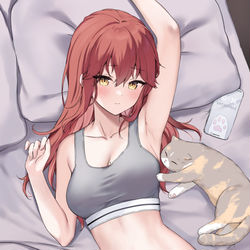 This is a pixiv picture whose title is stuck.