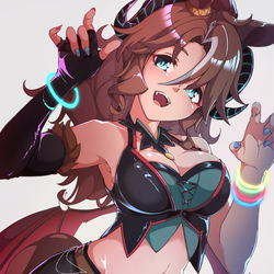 This is a pixiv picture whose title is 月下の悪魔ちゃん.