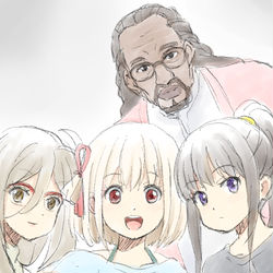 This is a pixiv picture whose title is リコリコ.