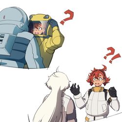 This is a pixiv picture whose title is 你们水星人都这么古板吗.