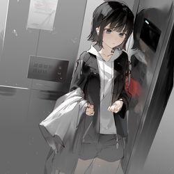 This is a pixiv picture whose title is 帰宅.