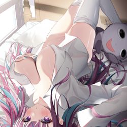 This is a pixiv picture whose title is 彼シャツあくたん💕.