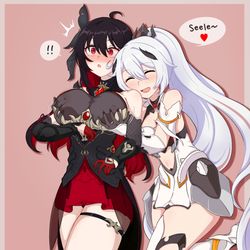 This is a pixiv picture whose title is Veliona・Kiana.