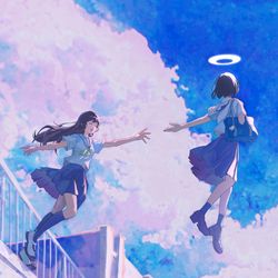 This is a pixiv picture whose title is 君は友達.