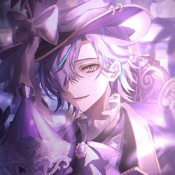 This is a pixiv picture whose title is 🎩.