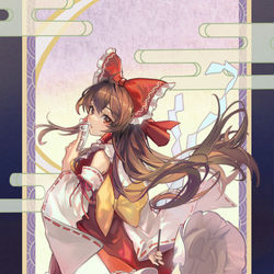 This is a pixiv picture whose title is あら、参拝客かしら？.