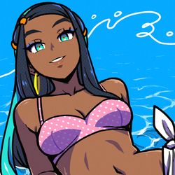 This is a pixiv picture whose title is 🌊🌊🌊.