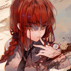 This is a pixiv picture whose title is マキマ.