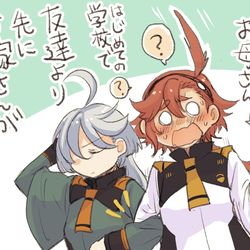 This is a pixiv picture whose title is 水星の魔女1話.