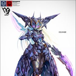 This is a pixiv picture whose title is 乙女座型パワードスーツ.