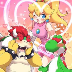 This is a pixiv picture whose title is 【Skeb】メロメロ～.