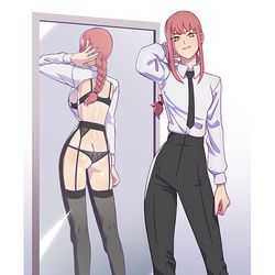 This is a pixiv picture whose title is Makima.