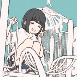 This is a pixiv picture whose title is 遊具.