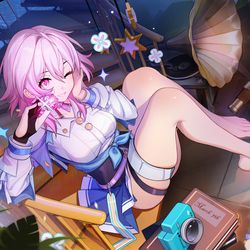 This is a pixiv picture whose title is 三月七~.