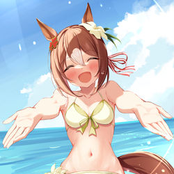 This is a pixiv picture whose title is 水着ファイン！②.