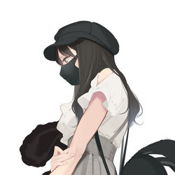 This is a pixiv picture whose title is 厚底ガール.