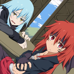 This is a pixiv picture whose title is 「あ…」.