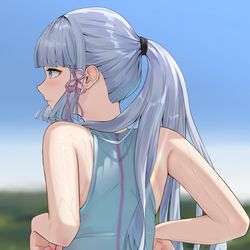 This is a pixiv picture whose title is プール.