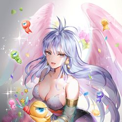This is a pixiv picture whose title is 【ロマンシング サガ リ・ユニバース】3周年記念イラスト.