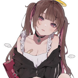 This is a pixiv picture whose title is てんし.