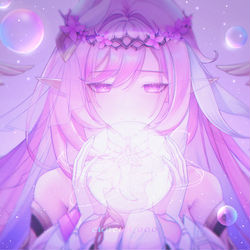 This is a pixiv picture whose title is Elysia.