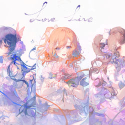 This is a pixiv picture whose title is μ'sic forever.