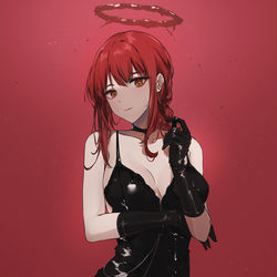 This is a pixiv picture whose title is Makima.