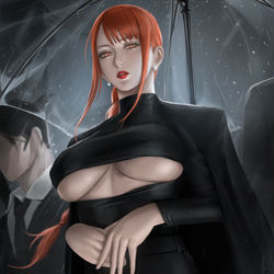This is a pixiv picture whose title is Makima.