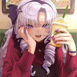 This is a pixiv picture whose title is やきいもフラペチーノ.