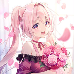 This is a pixiv picture whose title is 薔薇のブーケ.