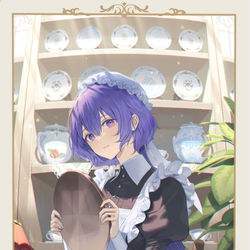 This is a pixiv picture whose title is メイド.