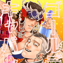 This is a pixiv picture whose title is 【黄金暗号18】ゴールデンキャバレー16【サンプル】.