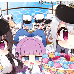 This is a pixiv picture whose title is アズールレーン5周年記念イラスト.