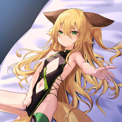 This is a pixiv picture whose title is 弱ってるきつね（意味深）.