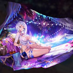 This is a pixiv picture whose title is Azure.