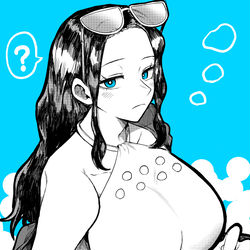 This is a pixiv picture whose title is ほろ酔いロビン.