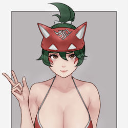 This is a pixiv picture whose title is キリコ.